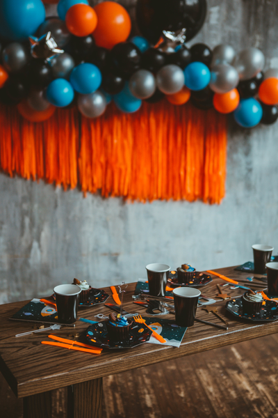 Оформление детского дня рождения в стиле космос № 1455