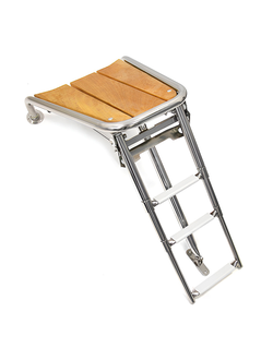 Платформа носовая с трапом 3 ступени белые