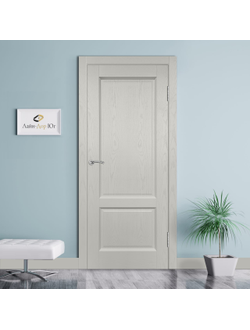 Межкомнатная Дверь ДО Кантри-К тон 42 шпон ясень бисквит