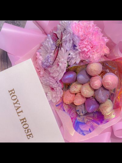 Букет Princess с клубникой