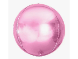 Шар фольгированный Сфера розовая