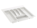 Лоток для столовых приборов в модуль 500-550 мм, белый