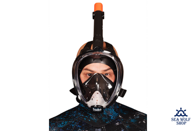 Маска полнолицевая Scuba Brothers Beatle Black L/XL