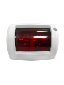 Огонь бортовой красный, белый корпус высота 57 мм