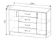 Комод 1200 "Софи" ДСВ Мебель