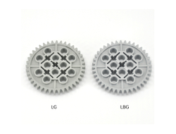 Technic, Gear 40 Tooth, Light Gray (3649 / 364902)