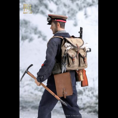 Советский горный стрелок  - Коллекционная ФИГУРКА 1/6 scale  WWII Soviet Mountain Infantry Officer (AL100042) - ALERT LINE
