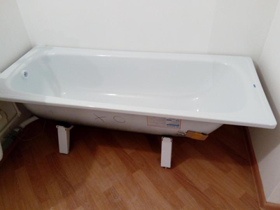 Ванна стальная White Wave OPTIMO 170х70 с ножками (Казахстан)