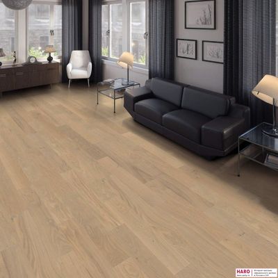Инженерная доска Haro Prestige Дуб Песочно-Серый 540159 масло