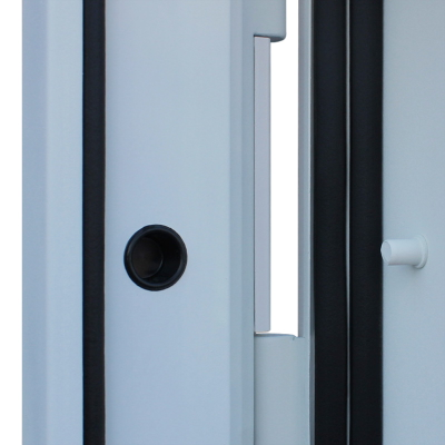 Стальная дверь   Эверест с зеркалом