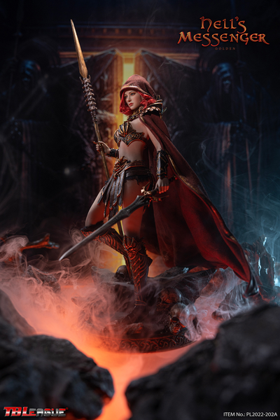 Адская вестница в золотом - КОЛЛЕКЦИОННАЯ ФИГУРКА 1/6 Hell's Messenger Golden (PL2022-202A) - TBLeague