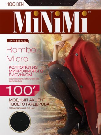 Колготки женские MiNiMi Rombo Micro 100 den