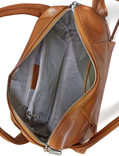 (АРТИКУЛ: 9993/0/82) СУМКА ЖЕНСКАЯ НЕБОЛЬШАЯ, НАТУРАЛЬНАЯ КОЖА, РЫЖАЯ, СПЕРЕДИ ВЕРТИКАЛЬНЫЕ КАРМАНЫ, РЕМЕНЬ ЧЕРЕЗ ПЛЕЧО