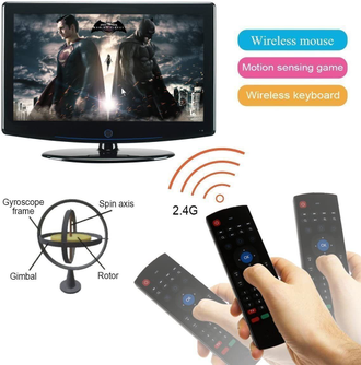Пульт универсальный для Smart TV Орбита OT-DVC06 (USB, гироскоп, голос)