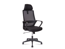 Кресло Pino black, черный пластик, черная ткань