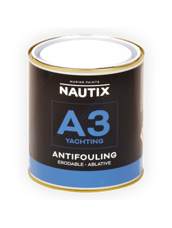 Необрастающая краска «NAUTIX А3» самополирующаяся для стеклопластика, дерева и стали со скоростью до 55 км/ч 0,75л