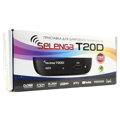 Приемник DVB-T2 Selenga T20