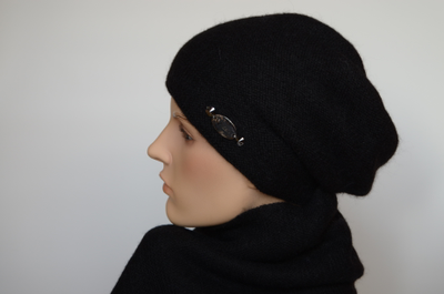 Шарф и шапка Италия Визио вязаный комплект