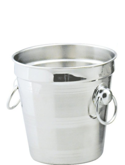 Ведро для льда d=13 см. 1,5 л, нержавеющая сталь