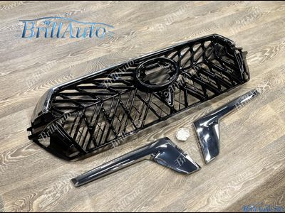 Решетка радиатора Toyota Land Cruiser 200 2015-2021 TRD хром