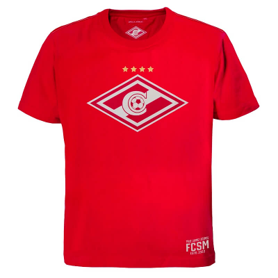 Футболка ФК СПАРТАК красная (р.M) 110610