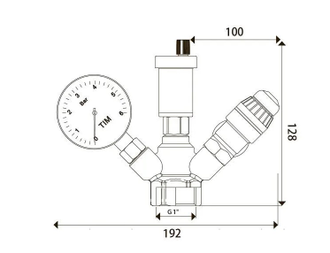 ГРУППА БЕЗОПАСНОСТИ КОТЛА MINI TIM JH-1024-1.5