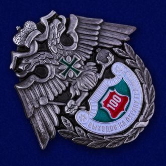 Нагрудный знак Погранвойск &quot;100 выходов на охрану границы&quot;