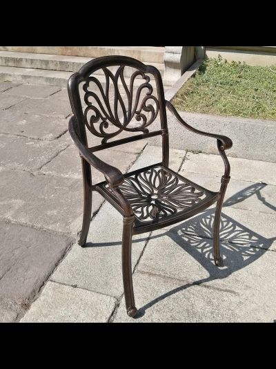 Садовое кресло из литого алюминия ASTRA