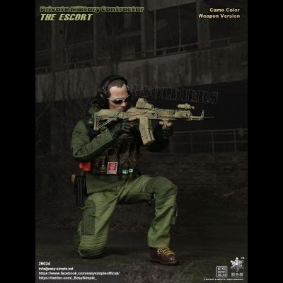 ПОВРЕЖДЕНА КОРОБКА - Русский наемник - Коллекционная ФИГУРКА 1/6 scale Private Military Contractor The Escort (26034) - Easy&amp;Simple