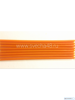 Свеча Оранжевая  №60(1 час 20 минут горения).