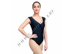 Купальник без рукавов с драпировкой