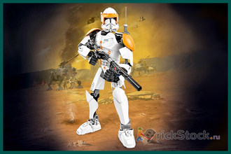 # 75108 Сборная Фигура «Клон–Коммандер Коди» / “Clone Commander Cody” Buildable Action Figure