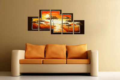 Модульная картина "Дорога к солнцу"