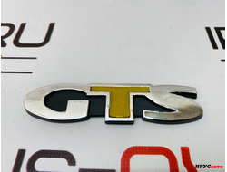 Шильдик эмблема на авто Gts желтый