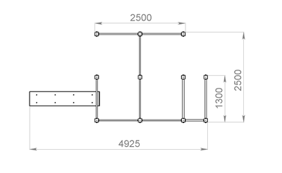 Спортивный уличный комплекс Start Line FITNESS Модель 1 купить в Воронеже
