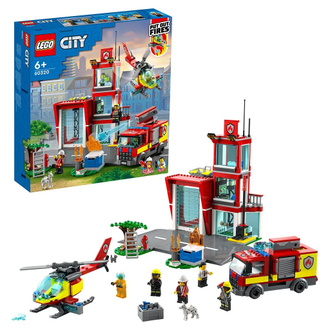 LEGO City Конструктор Fire Пожарная часть, 60320