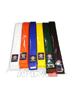 APIKA Пояс для карате цветной без вышивки