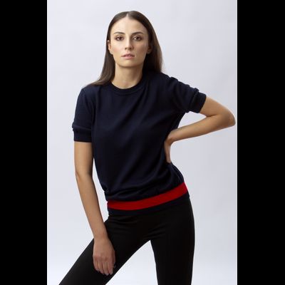 Джемпер с коротким рукавом