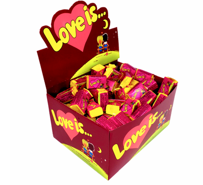 Жевательная резинка Love is, вишня и лимон, 100 штук