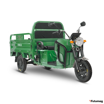 Грузовой электротрицикл Rutrike Вектор 1500 60V1200W зеленый