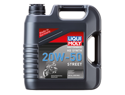 Масло моторное Liqui Moly Motorbike 4T HD Synth 20W-50 Street (Синтетическое) - 4 Л (3817)