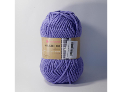 Пехорка ОсенняяСостав:    Шерсть - 25%, акрил - 75%    Метраж:    150 м.    Вес мотка:    200 гр.  Яркая  сирень