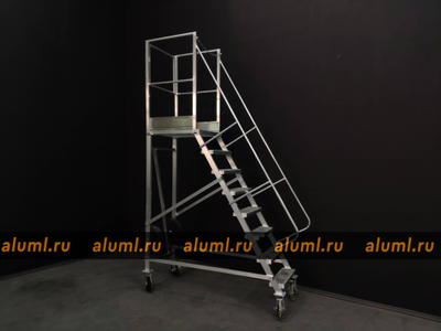 Лестница с площадкой ЛС-2.0 с ПВЛ с пригрузом