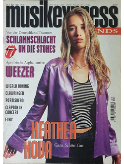 Musikexpress Sounds Magazine April 1995 Heather Nova, Иностранные музыкальные журналы, Intpressshop