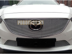 Защита радиатора Mazda 6 2012-2015 chrome низ PREMIUM
