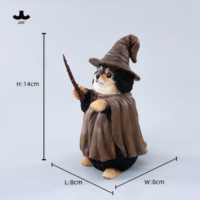 Песик-волшебник (черный) - Коллекционная фигурка 1/6 Wizard Dog (JXK-CS03D) - JXK