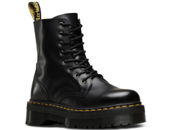 Dr Martens 1460 Jadon Black С Черным Мехом