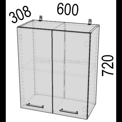 Шкаф кухонный Аляска А-60 (600)