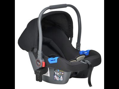 Детская коляска 3 в 1 Luxmom 608 Черный Экокожа