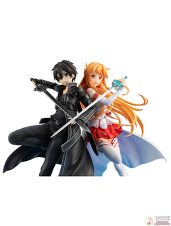 Фигурка 1/7 Асуна и Кирито (Asuna, Kirito SAO 10th Anniversary)